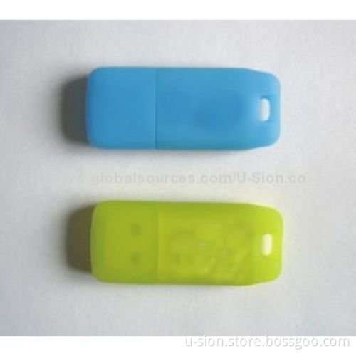 Rubber Mini USB Flash Drive with your Logo, Suitable for Promotion, OEM/ODM Welcomed